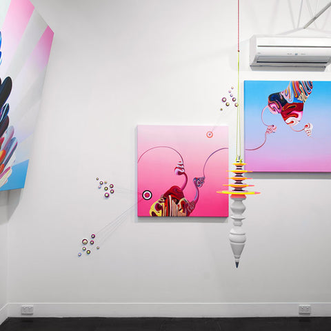 Zoe Kirkwood’s 'Space Invaders' at Hugo Michell Gallery, 2014