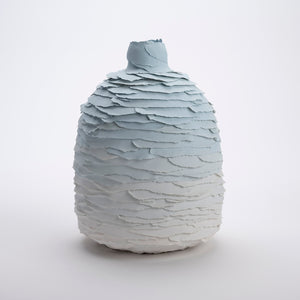 Ellis Moseley, Mark Heidenreich, 2023, mid-fire quartz with underglaze, 30 x 22 x 22 cm