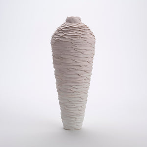 Ellis Moseley, Jane MacFarlane, 2023, mid-fire quartz with underglaze, 41 x 17 x 17 cm