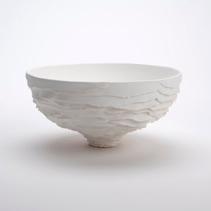 Clara Adolphs, Mark Jones, 2023, mid-fire quartz with underglaze, 12 x 25 x 25 cm