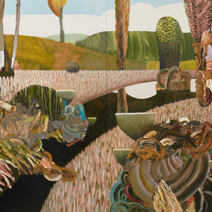Guy Maestri, The swamp, 2021, oil on linen, 200 x 240 cm