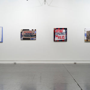Kate Just’s ‘PROTEST SIGNS’ at Hugo Michell Gallery, 2022